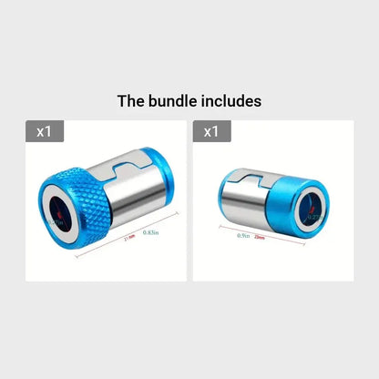 1pc Magnetic Screw Ring Bit Magnetizer Ring Metal Magnetizer Screw, Removable For 1/4 Inch/6.35mm Hex Screwdriver And Power Bits