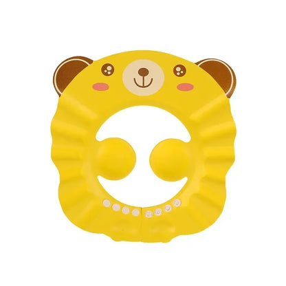 Baby Shower Soft Cap Adjustable Hair Wash Hat for Kids Ear Protection Safe Children Shampoo Bathing Shower Protect Head Cover
