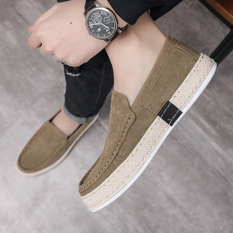 Shoes For men Summer Breathable One Foot Men Casual Shoes Low Cut Comfortable Walking Shoes Sneakers