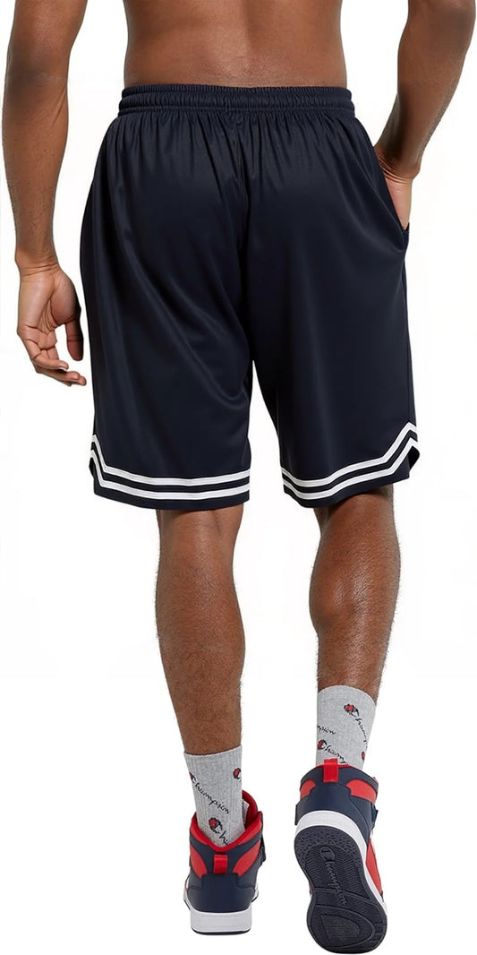 Men's Quick-Dry Running Shorts Summer Lightweight Gradient Athletic Training Shorts for Basketball, Gym & Outdoor Sports