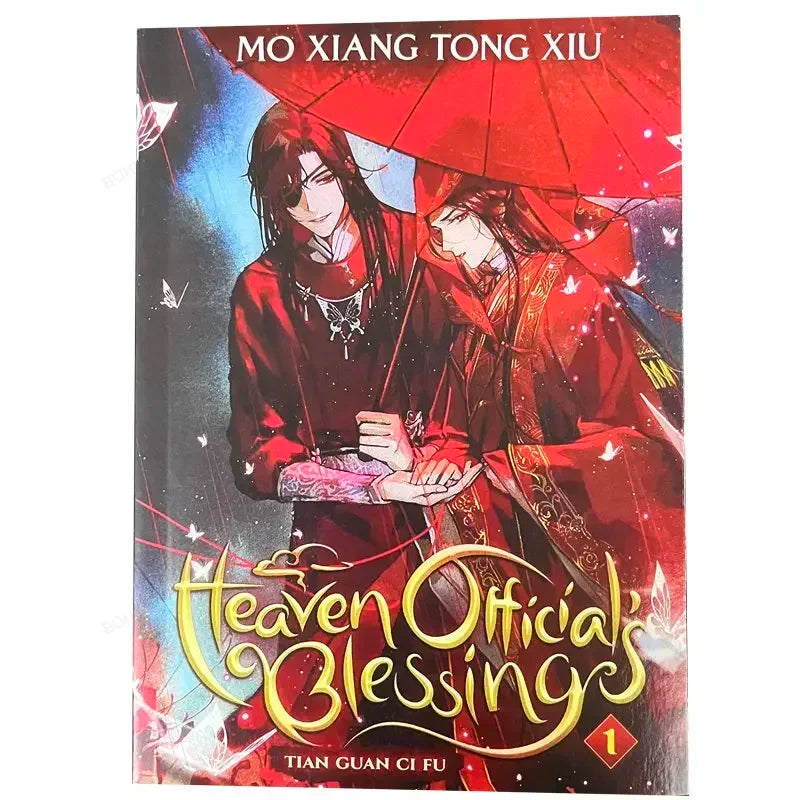 Tian Guan Ci Fu Novel Books English Version of Ancient Chinese Romance Novels1-4 Physical Books New Heaven Official's Blessing