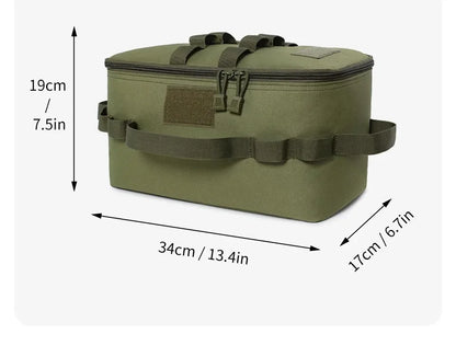 Outdoor Camping Gas Tank Storage Bag Large Capacity Ground Nail Tool Bag GasCanister Picnic Cookware Utensils Kit Bag