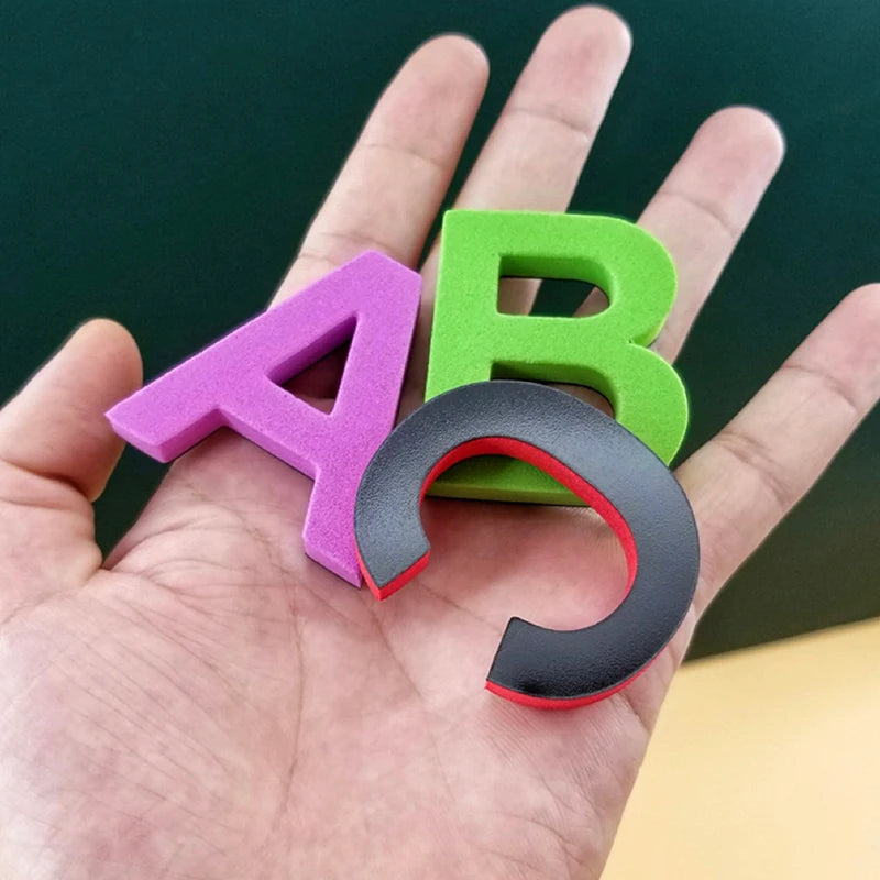ABC Magnetic English Letter Magnetic Stickers Refrigerator Stickers Educational Children's Toys Christmas Gift