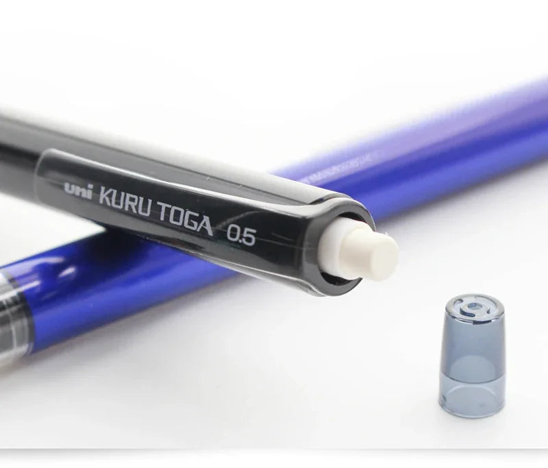 UNI Kuru Toga Mechanical Pencil M5-452 Drawing Pencil 0.5mm Low Center of Gravity Automatic Rotation School Supplies Stationery