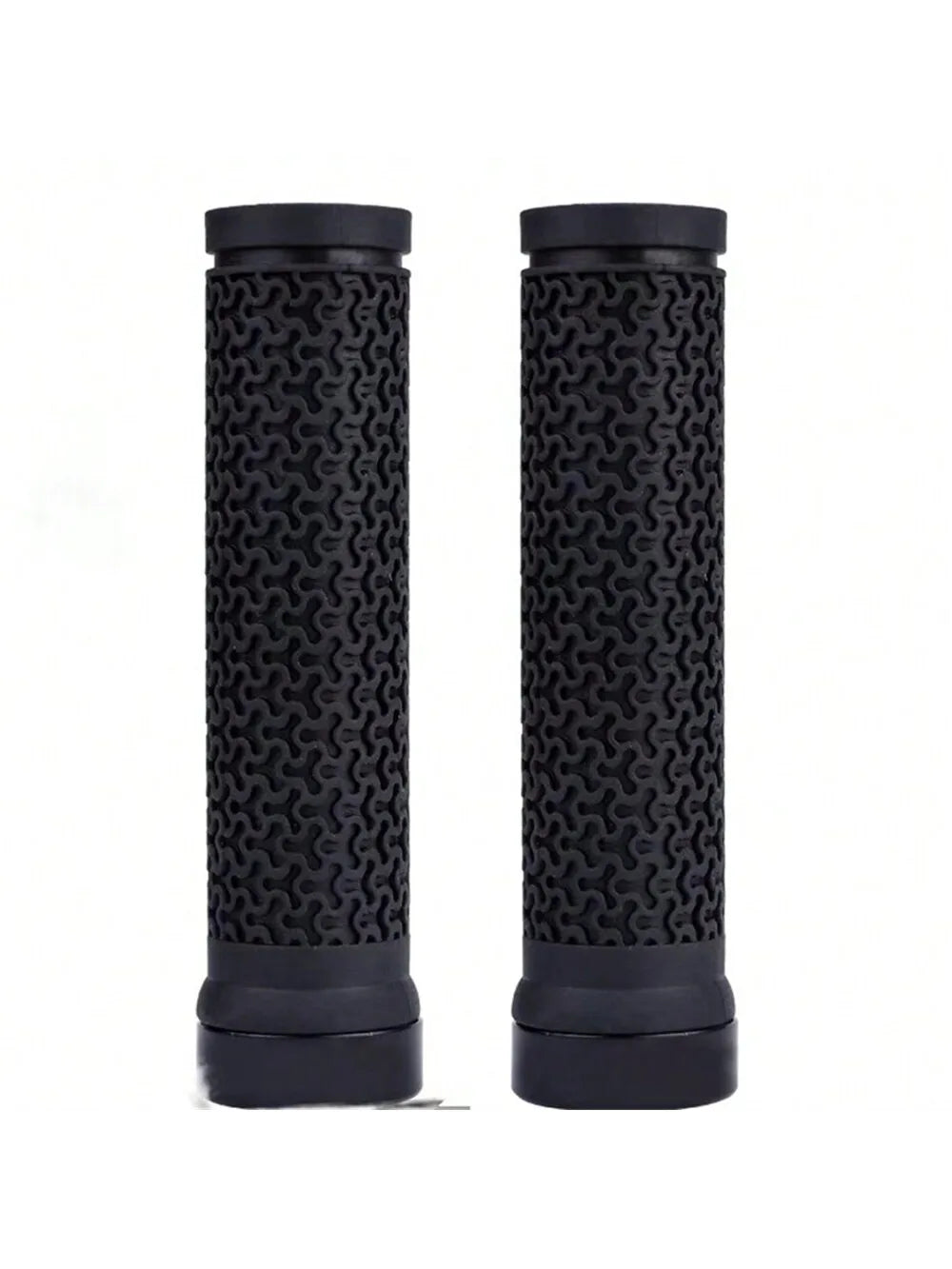 BKPTX Bicycle Handle Bar Grips MTB Mountain Bike Soft Single-sided Locking Handlebar Cover Plug Rubber Non-slip Cycling Grip