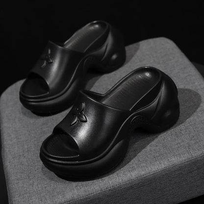 أحذية نسائية ربيعية مقاس 35-40، نعال كلوفر، كعب عالٍ، صنادل قابلة للتنفس، أحذية كاجوال جديدة بنعل ناعم