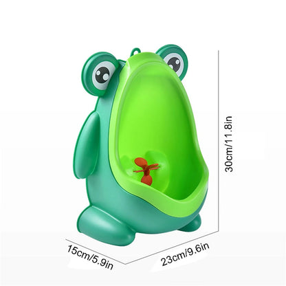 Little Frog Baby Urinal Boys wall-mounted urinal Frog shape Boys standing urinal Toilet training urinal