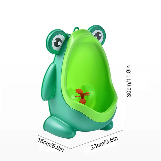 Little Frog Baby Urinal Boys wall-mounted urinal Frog shape Boys standing urinal Toilet training urinal