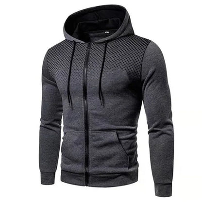 Autumn and Winter Casual Jacket for Men All Elite Wrestling Zipper Hoodie with Pocket Printing Sweater Sportwear