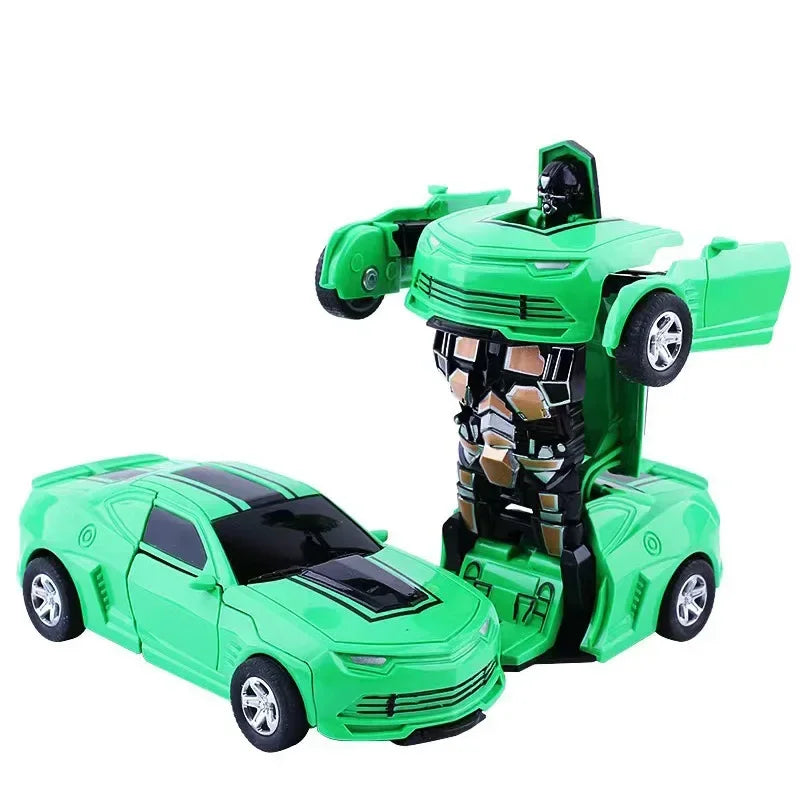 Transforming Inertial Car with Collision Technology: Autobot Robot Car for Boys
