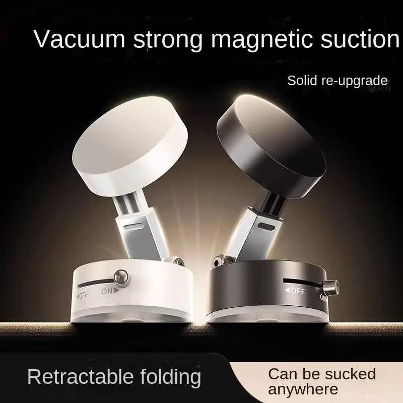 Super Magnetic Phone Holder Foldable Car Phone Holder Dashboard Phone Holder 360 Degree Rotating Vacuum Suction Cup GPS Holder