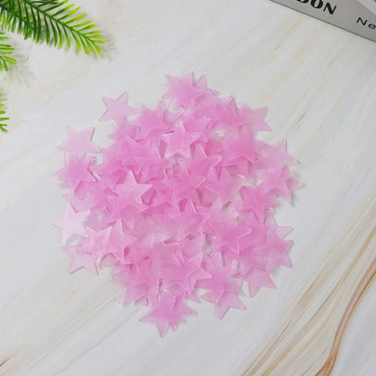 Glow in The Dark Stars Stickers - Self Adhesive Wall Decals for Kids Room Decor, DIY Night Sky Ceiling, Luminous Party Supplies