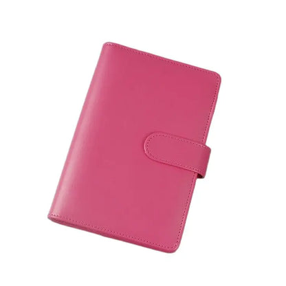 Macaroon Color A6/A5 PU Leather DIY Binder Notebook Cover Diary Agenda Planner Paper Cover School Stationery