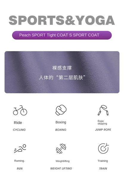 S-3XL Women's Tracksuit Jacket Slim Fit Long Sleeved Fitness Coat Yoga Tops With Thumb Holes Gym Jacket Workout Sweatshirts2025