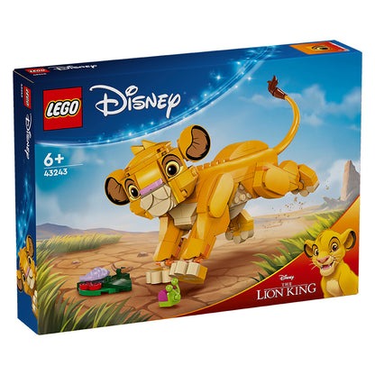LEGO Disney Animation 43243 – The Little Lion King Simba Building Block Set for Boys and Girls