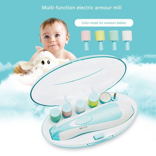 Baby Nail Care Electric Trimmer & Polisher – Safe Infant Manicure Set