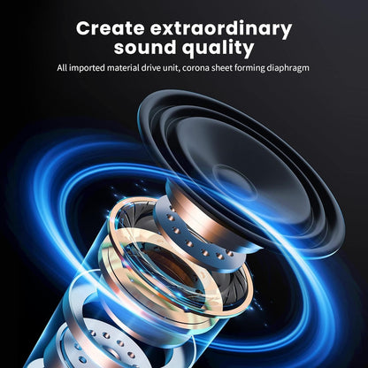 Premium Wireless Bluetooth 5.3 Headsets for Sports, Gaming, and Music – HD Mic & AUX/TF Support