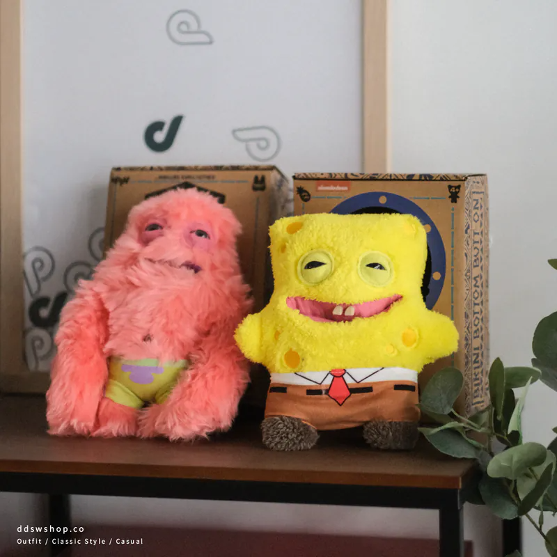 Fuggler Spongebob Squarepants Patrick Star Plush Toy – Funny, Ugly Little Monster – Perfect for Birthdays & Christmas Gifts