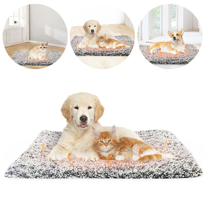 Self-Heating Pet Bed Mat – Thermal Warming Pad for Cats & Dogs, Soft and Thickened for Indoor/Outdoor Use