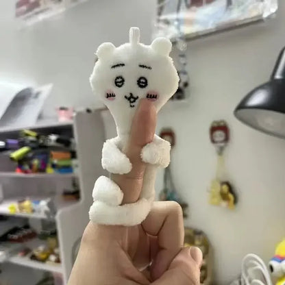 Chiikawa Kawaii Plush Keychain – 10cm Hachiware Cartoon Doll Accessory