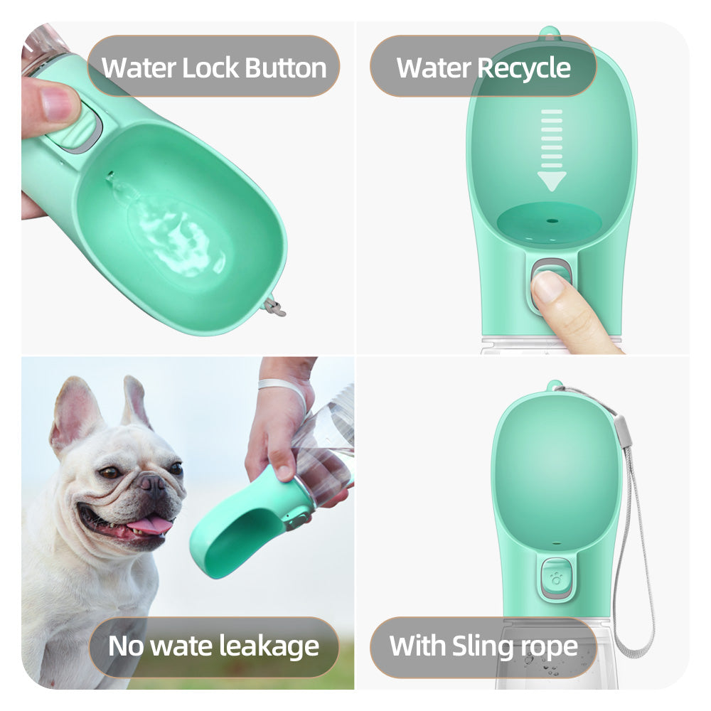 Pet Water Feeder Bottle – Leakproof Travel Water Container for Dogs & Cats