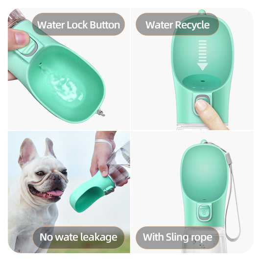 Pet Water Feeder Bottle – Leakproof Travel Water Container for Dogs & Cats